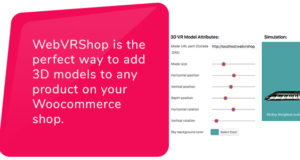 Fügen Sie jedem Woocommerce-Shop 3D-Modelle hinzu – Web Virtual Reality
