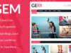 GEM - Viral, Nachrichten, Magazin WordPress Vorlage