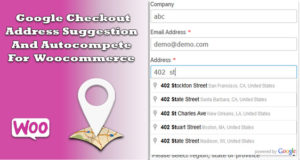 Google Checkout-Adressvorschlag und Autocompete für Woocommerce