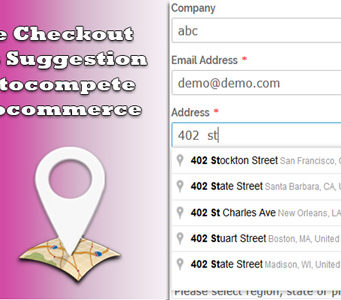 Google Checkout-Adressvorschlag und Autocompete für Woocommerce