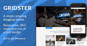 Gridster – Ein responsives WordPress-Blog-Vorlage