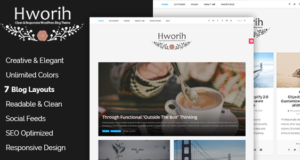 Hworih – Ein sauberes und ansprechendes WordPress-Blog-Thema