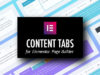 Inhaltsregisterkarten für Elementor Page Builder