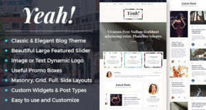 Ja! – Ein Responsive Elegant WordPress Blog Template