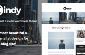 Kindy – Schönes & Minimalistisches Blog WordPress Layout