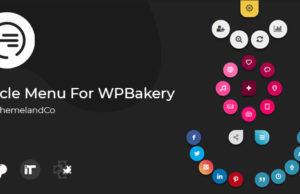 Kreismenü für WPBakery Page Builder (Visual Composer)