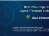 MLX Post / Page / CPT-Layout / Vorlagensammlungen - Visual Composer Add-on