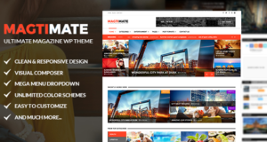 Magtimate – Magazin / Blog Mehrzweck-WordPress-Template