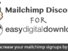 Mailchimp-Rabatt für einfache digitale Downloads