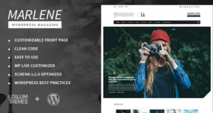 Marlene – Magazin und persönliches Blog-WordPress-Template