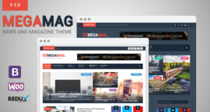 MegaMag – Nachrichten und Magazin WordPress Vorlage