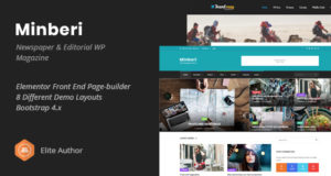 Minberi – Zeitung & redaktionelles WordPress-Vorlage