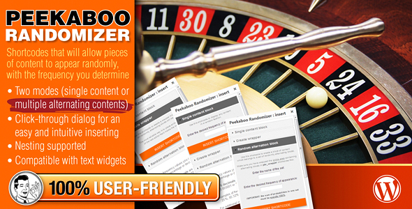 Wordpress Add-On Plugin Peekaboo Randomizer