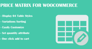 Preismatrix für WooCommerce