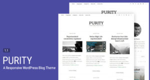 Reinheit – Ein responsives WordPress Blog Template