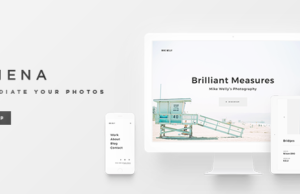 Siena – Ästhetische Fotografie Portfolio Vorlage für WordPress