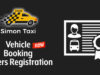 Simontaxi - Fahrzeugbuchung Fahrerregistrierung