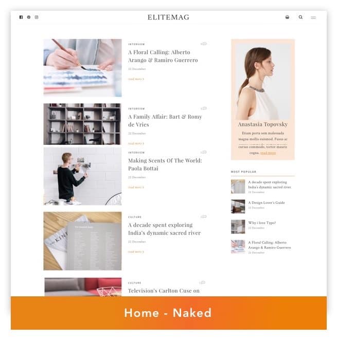 Elitemag - Stilvolles WordPress Blog und Magazine Template - 4