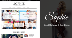 Sophie – Smart WP Magazin & Blog Template