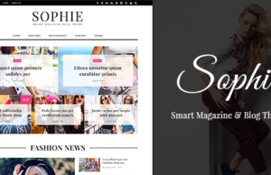 Sophie – Smart WP Magazin & Blog Template