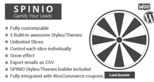 Spinio – Fortune-Rad für WooCommerce (Vertrieb und Lead Booster)