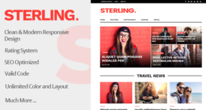 Sterling – News Magazine Blog Responsives WordPress-Vorlage