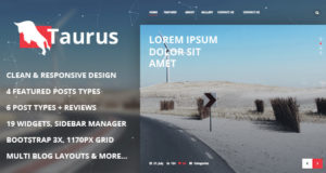 Stier – Responsive WordPress News, Magazin, Blog