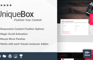 Unique Box für alle Addons für WPBakery Page Builder (ehemals Visual Composer)