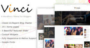 Vinci – Responsives WordPress Blog Layout