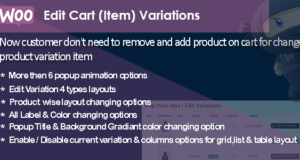 WooCommerce Artikelvarianten bearbeiten