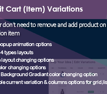 WooCommerce Artikelvarianten bearbeiten
