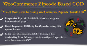 WooCommerce PLZ-basierte Nachnahme