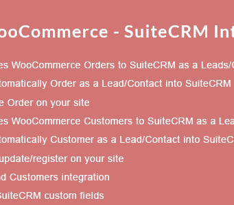 WooCommerce – SuiteCRM-Integration