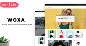Woxa – Responsives WordPress-Vorlage für Blogs / Mini-Magazine