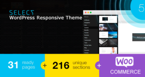 Wählen Sie – Responsive Landing Page WordPress Template