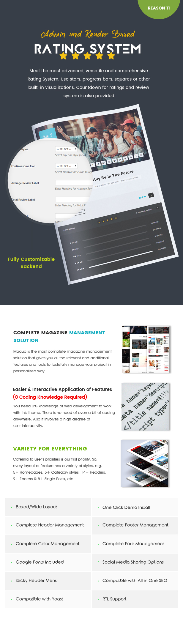 MagUp - Modern Styleed Magazine WordPress Template mit kostenpflichtigem / kostenlosem Blogging-System für Gäste - 9