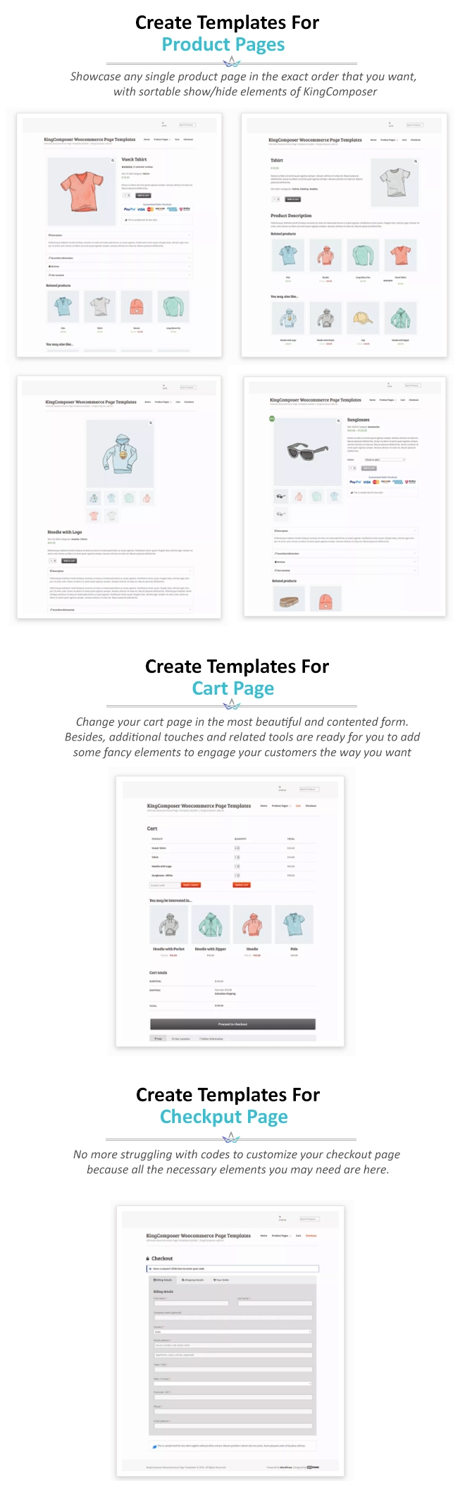 Ultimate Woocommerce Page Templates Builder | KingComposer-Add-On - 1