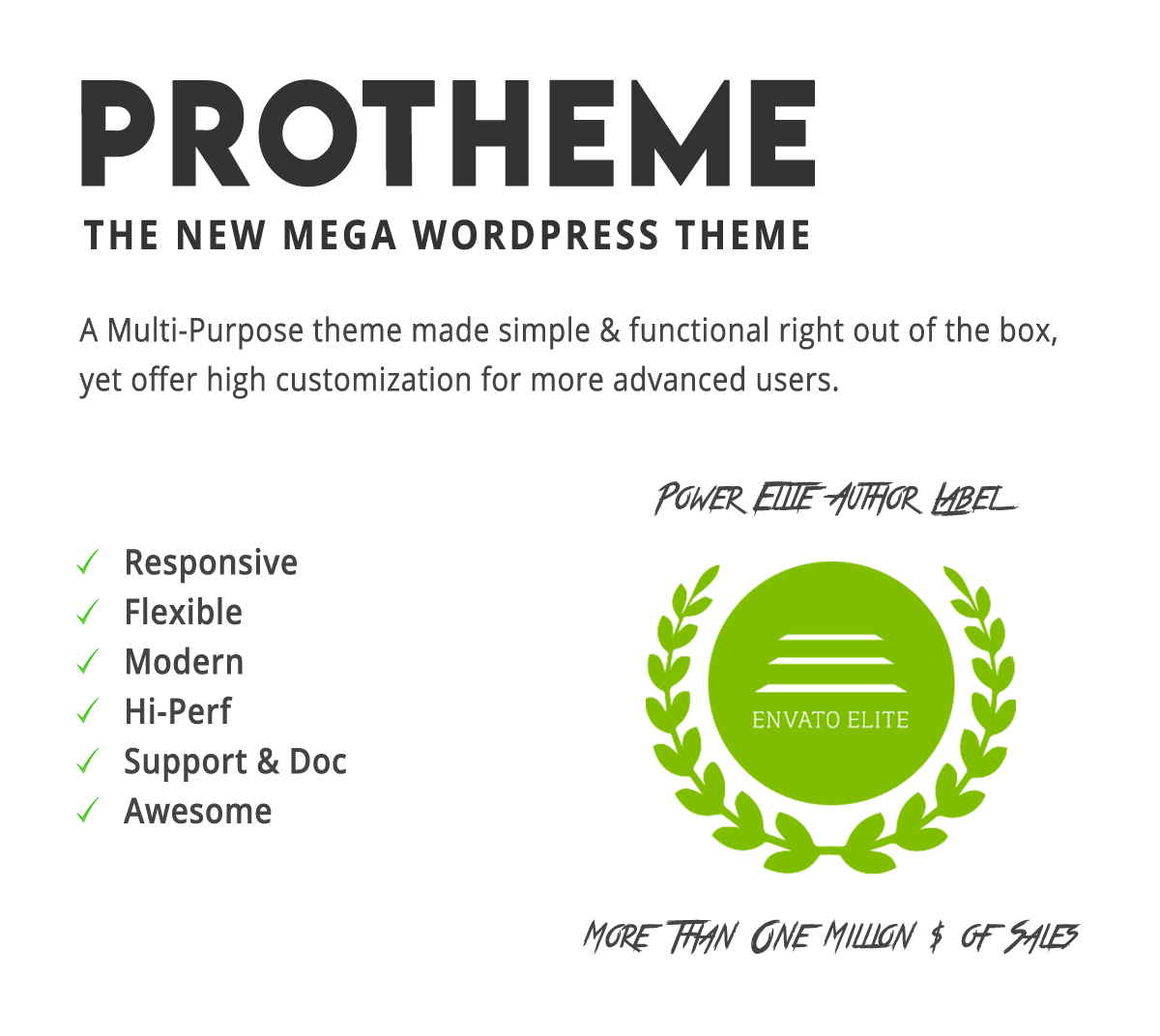 Protheme - Mega Mehrzweck-WordPress-Vorlage