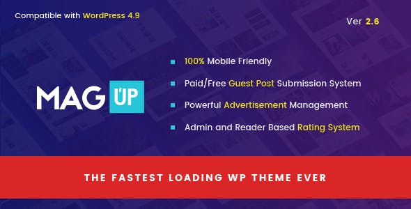 MagUp - Modernes Magazin-WordPress-Template mit kostenpflichtigem / kostenlosem Blogging-System für Gäste - 20
