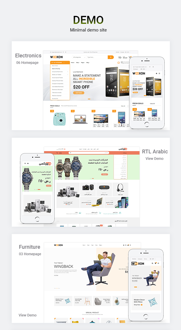 Wooxon - WooCommerce WordPress Template - 1