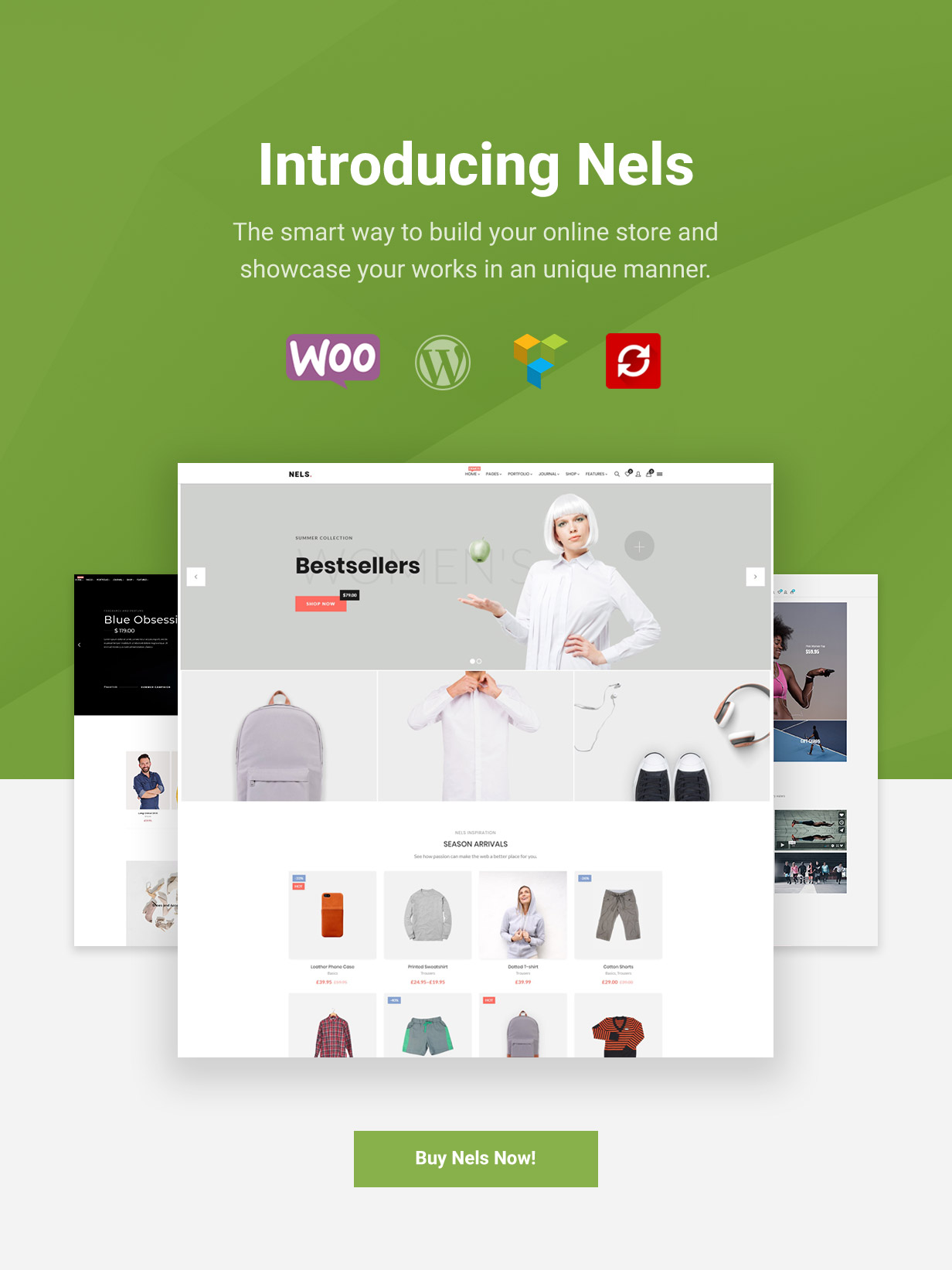 Nels - Ein exquisites eCommerce WordPress Template - 1