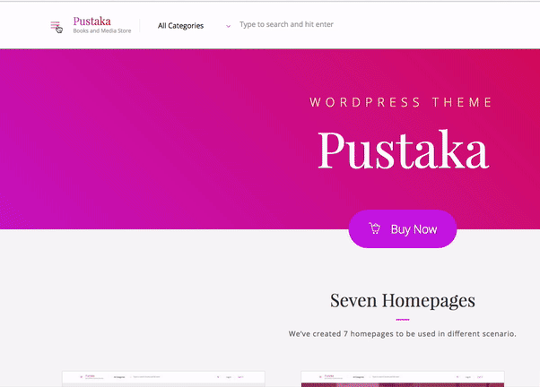 Pustaka - WooCommerce Vorlage für Buchladen - 9
