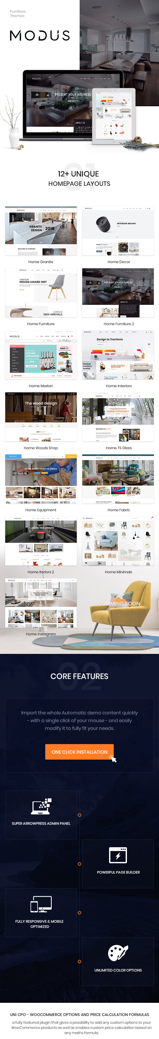 Modus - Modern Furniture WooCommerce Template - 5