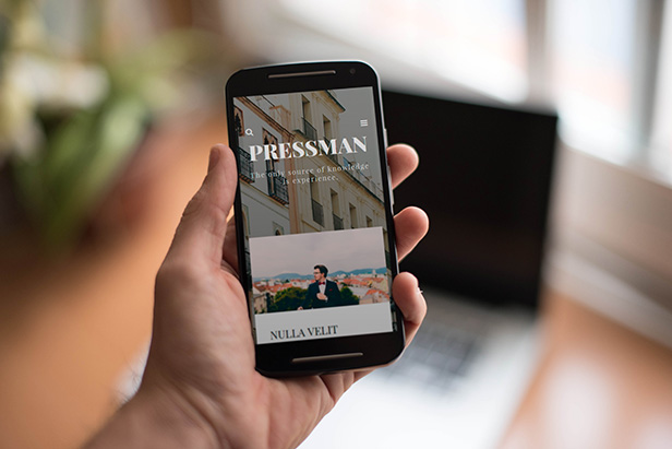 Pressman - Minimales WordPress Blog Vorlage - 2