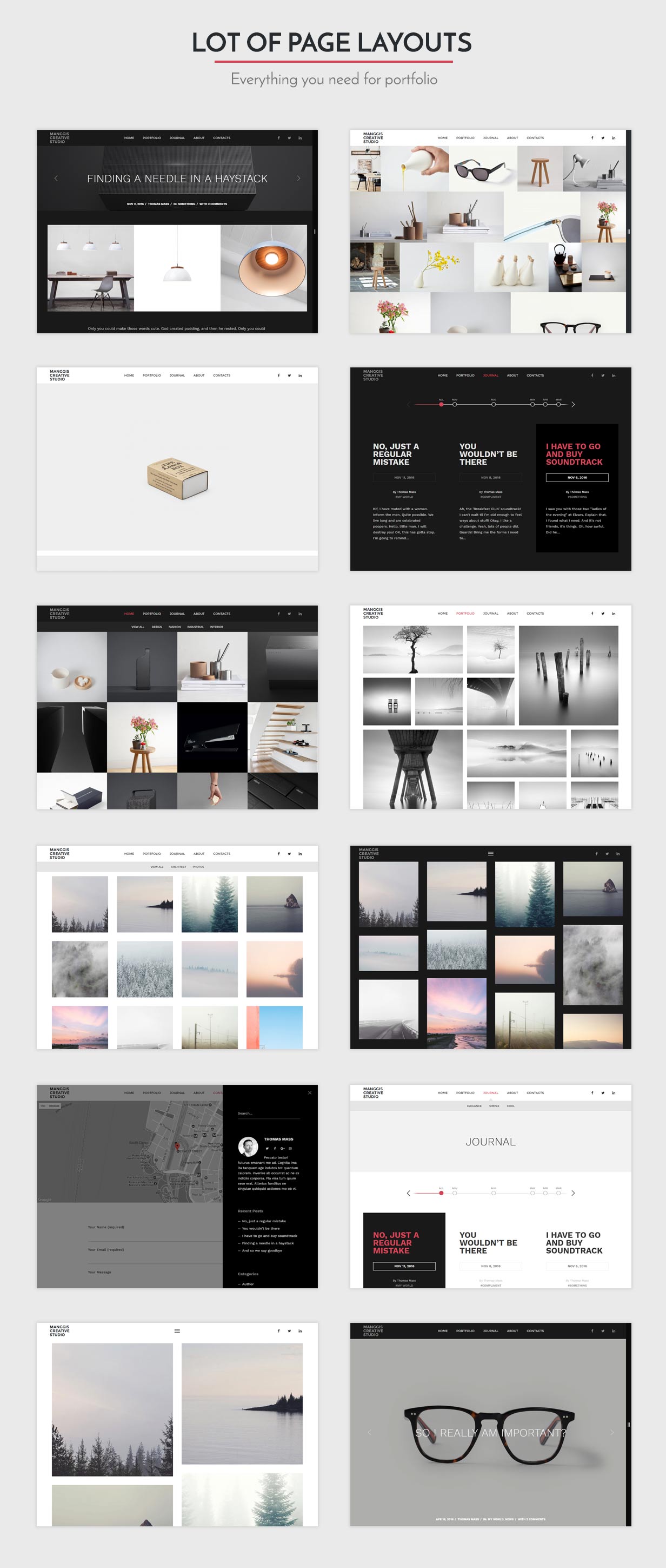 Manggis - Kreatives Portfolio und Blog-Thema - 2