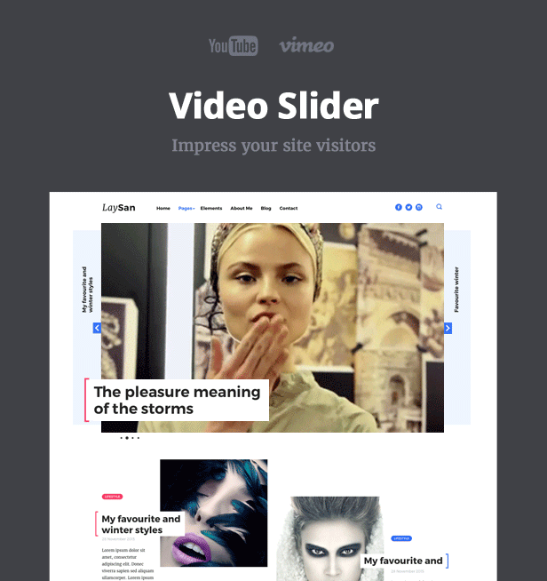 Laysan Video Slider Promo