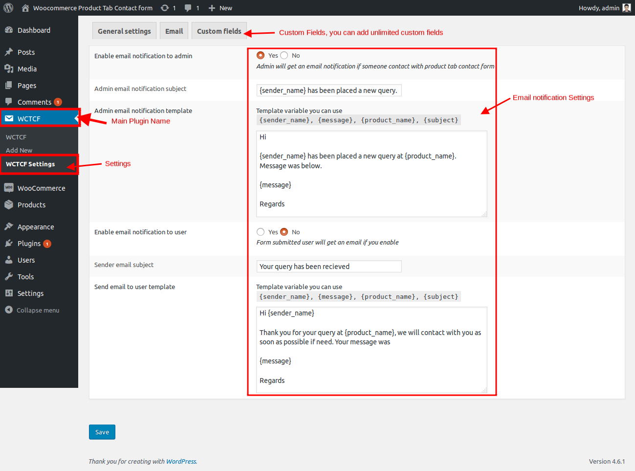 Woocommerce Product Tab Kontaktformular - 2