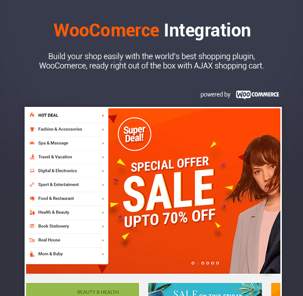 SW HotDeal - WooCommerce Vorlage