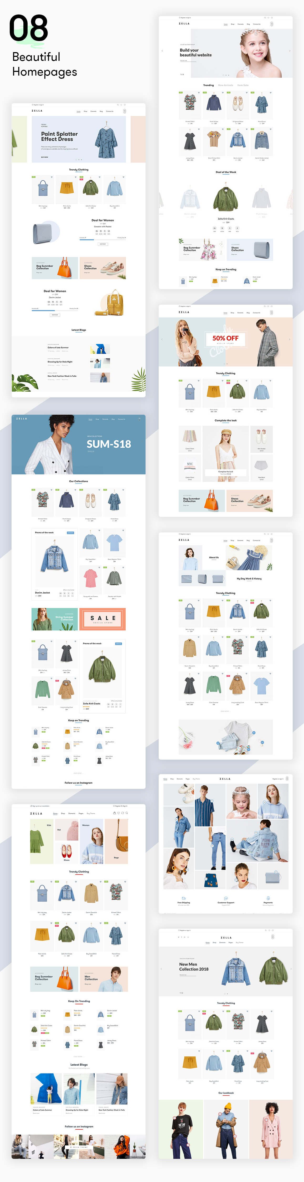 Zella - WooCommerce AJAX WordPress Layout - RTL-Unterstützung - 4