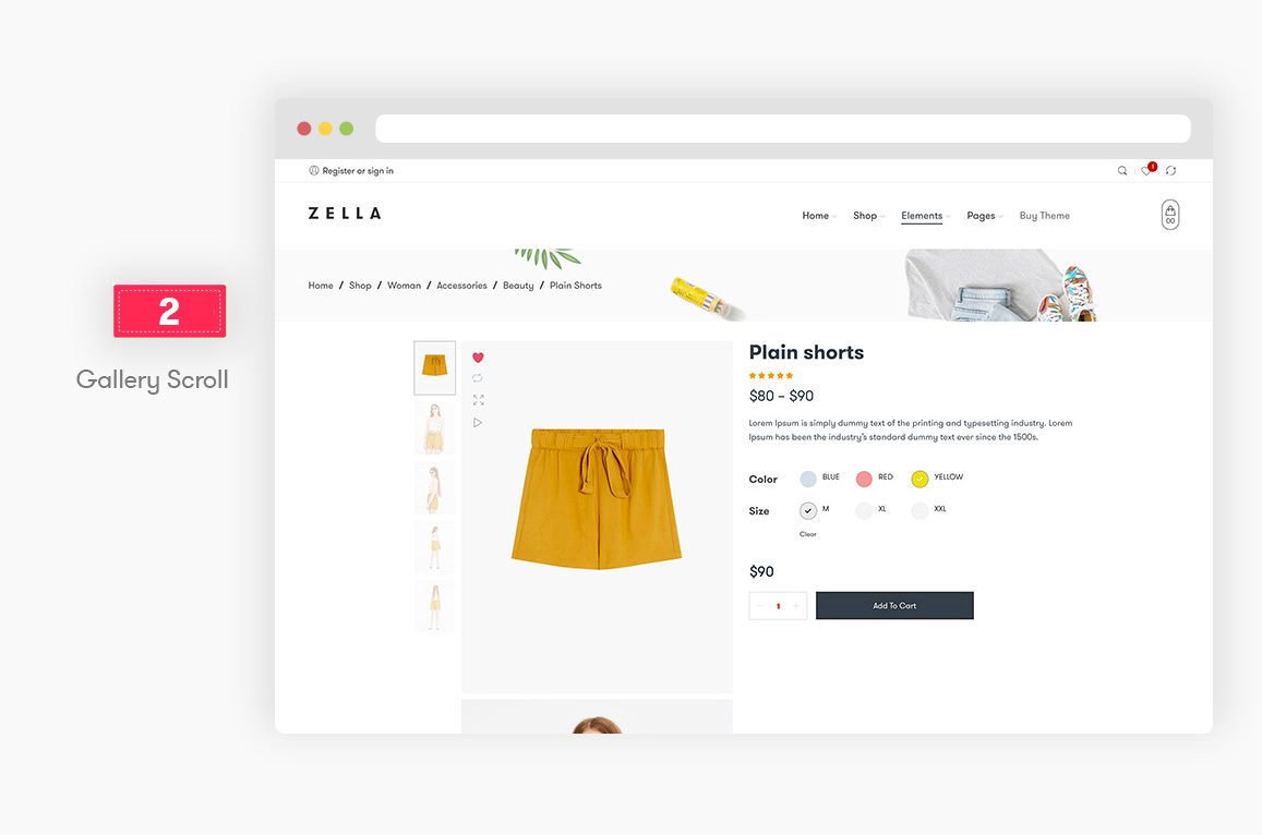 Zella - WooCommerce AJAX WordPress Layout - RTL-Unterstützung - 8